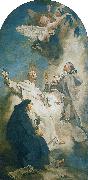 PIAZZETTA, Giovanni Battista Saints Vincenzo Ferrer, Hyacinth and Louis Bertram oil painting reproduction